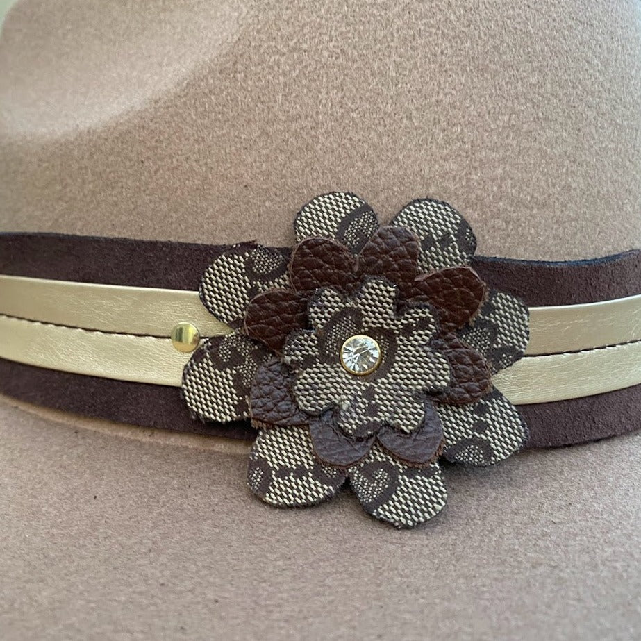 Gold, Brown and GG Flower