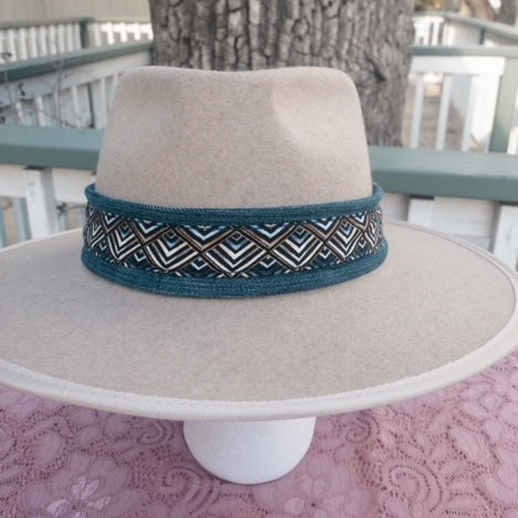 Blue, Gold and Tan with Denim