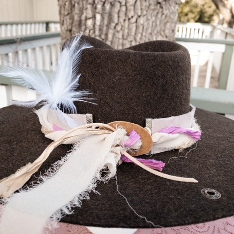 Soft Pink/Lavender, Gold and White