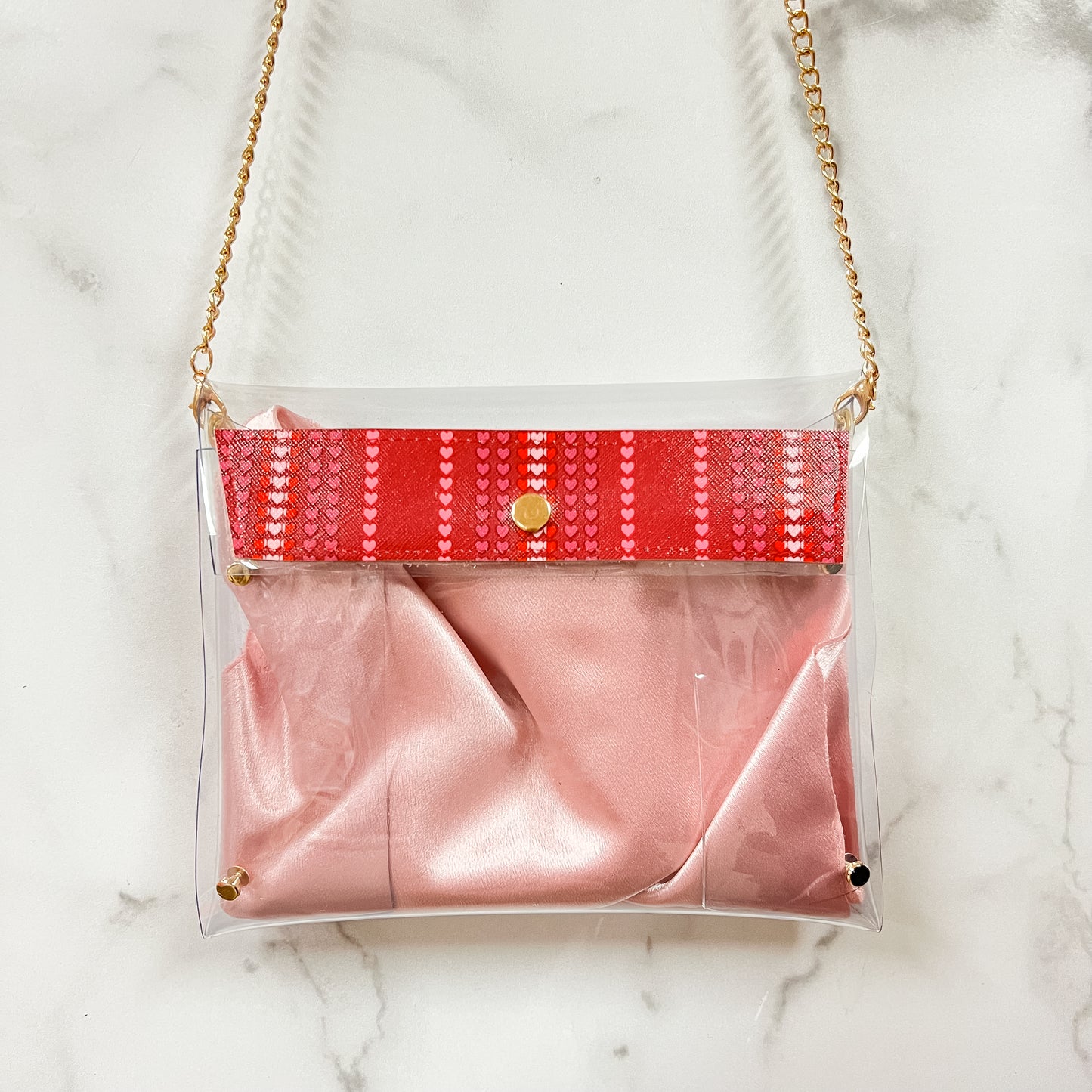 Clear Valentines Day Cross-body bag