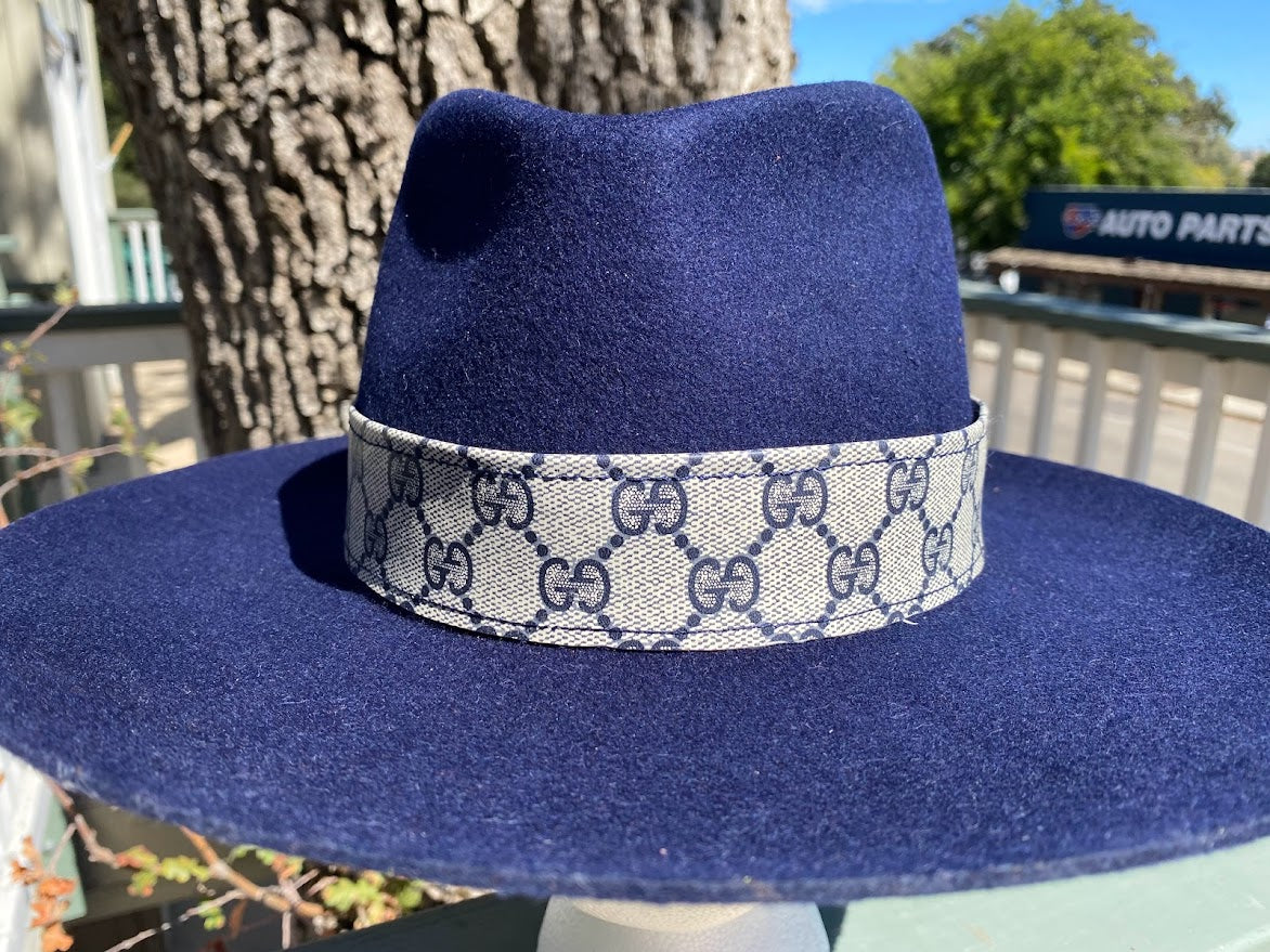 Blue GG hatband