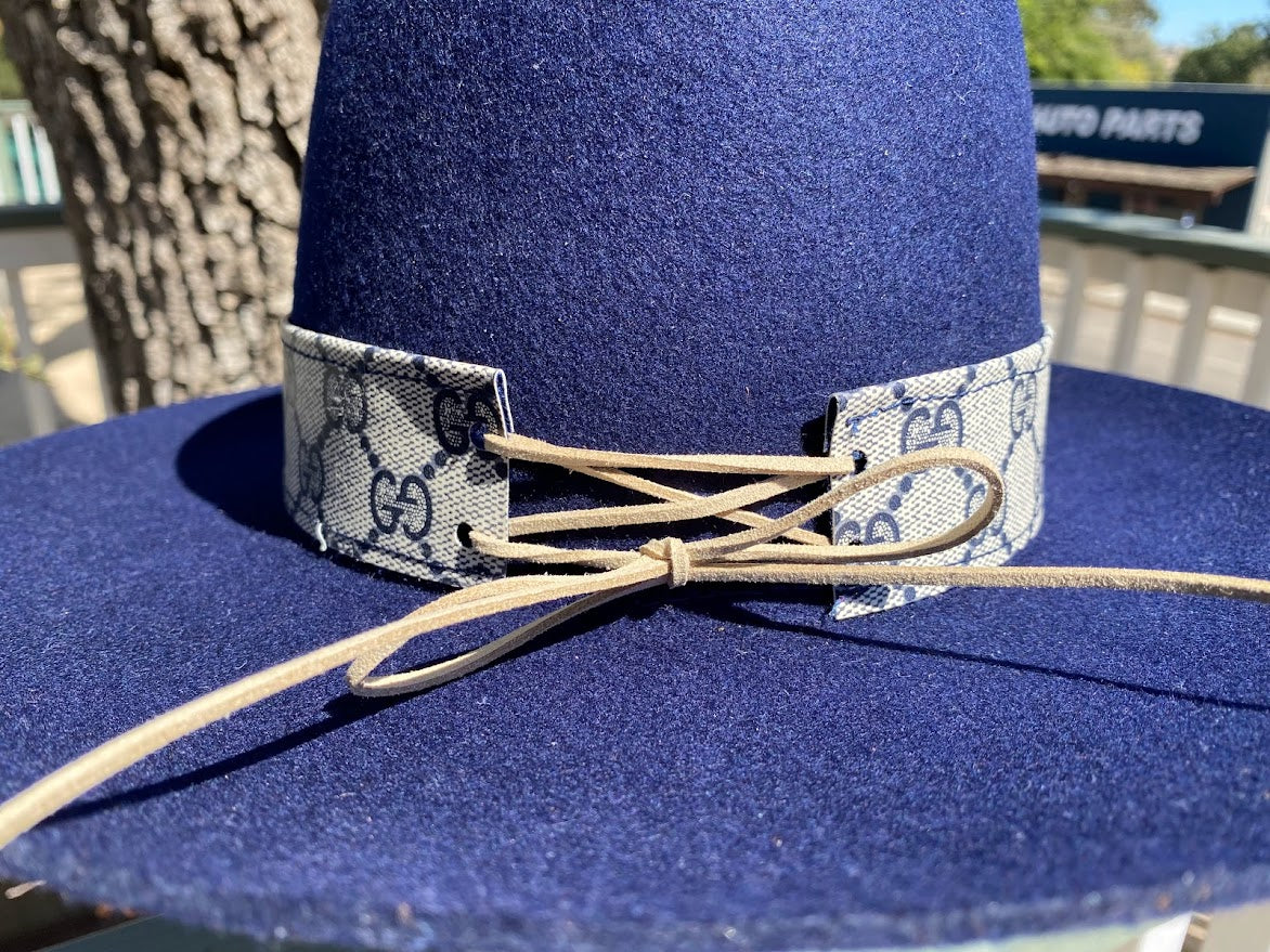 Blue GG hatband